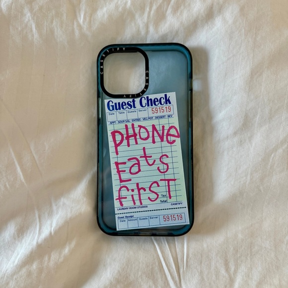Casetify iPhone 13 Pro Max Impact Case - Phone Eats First - Picture 2 of 7